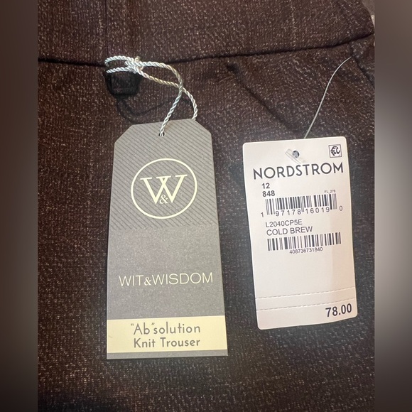 Wit & Wisdom Cold Brew Ab Solution Knit Trouser - Picture 7 of 12